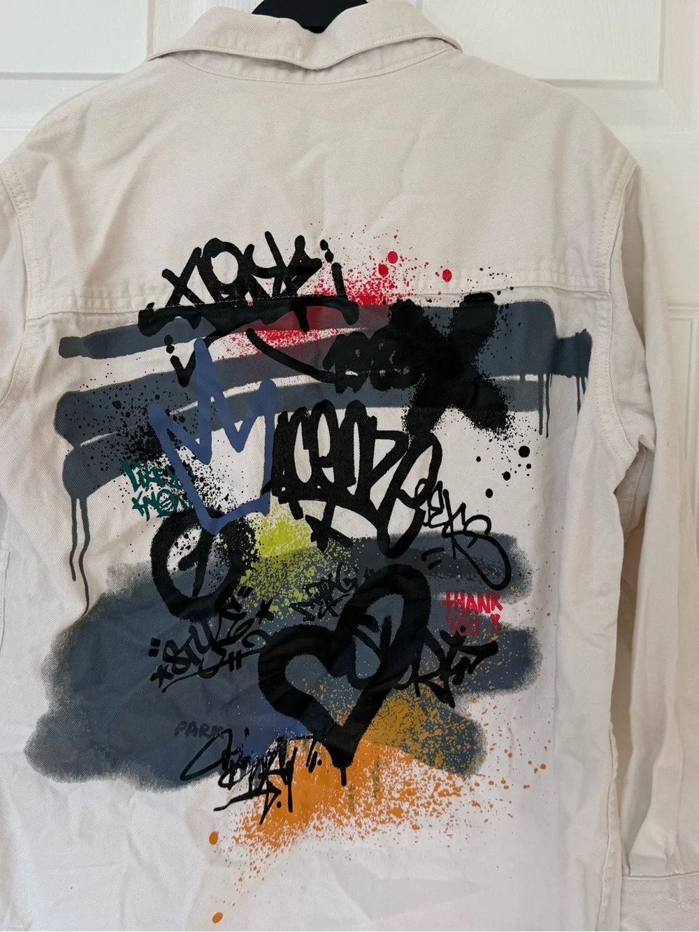 New without tags Zara Kids Denim Jacket (Size 10/140cm) – Graffiti Street Art De